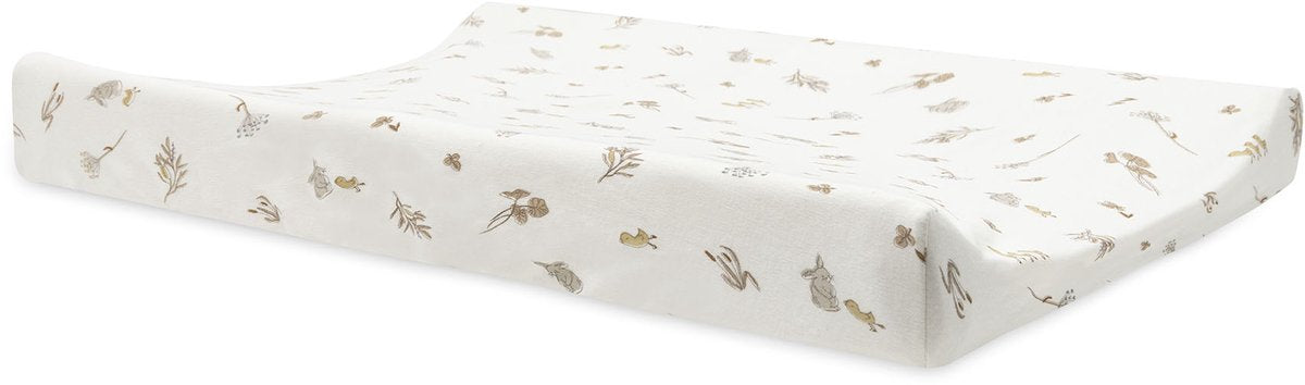 Jollein - aankleedkussenhoes jersey 50x70cm - zachte hoes baby aankleedkussen - riverside