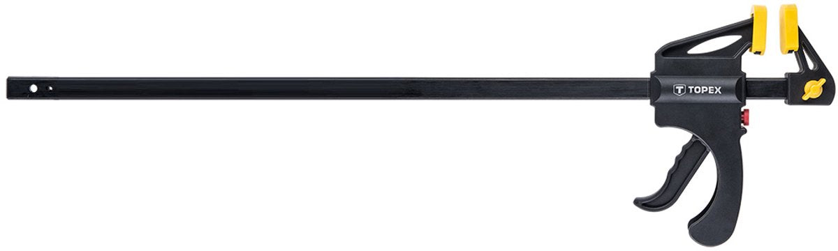 Topex - automatische klem - 600 x 60 mm - snelle verstelling - comfortabele grip