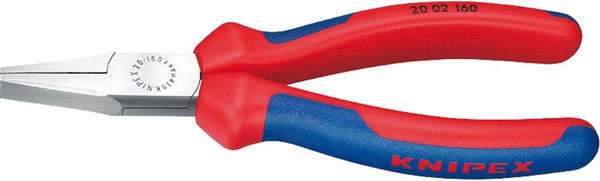 Knipex platbuigtang verchroomd met meer-componentengrepen 140 mm - 2005140