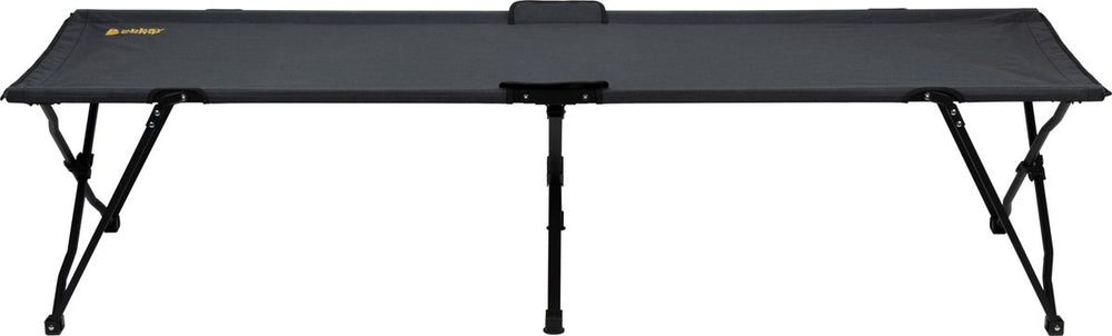Abbey camp campingbed - asturia-206 - 206 x 75 x 47 cm - zwart