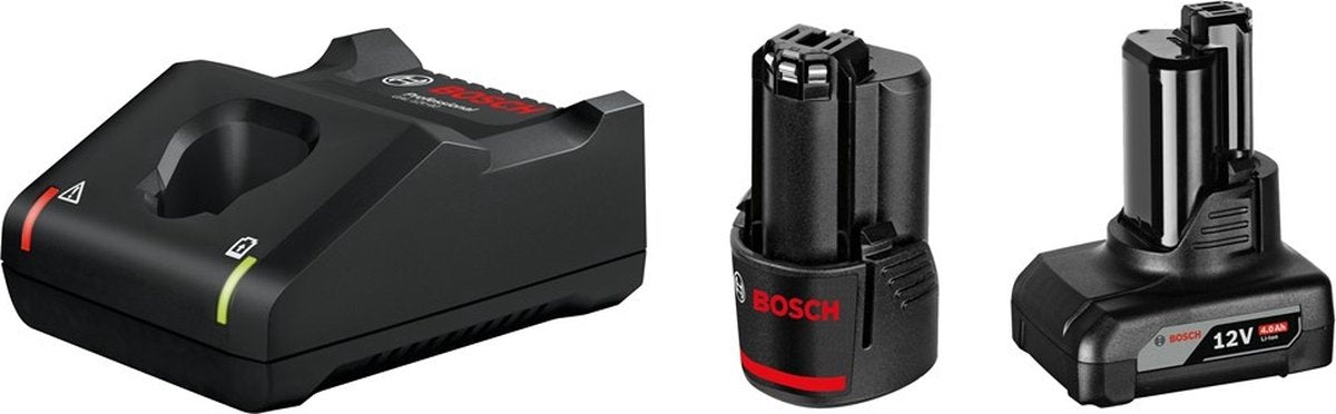 Bosch professional accu starterset 12v 2,0ah + 4,0ah - 1600a01nc9