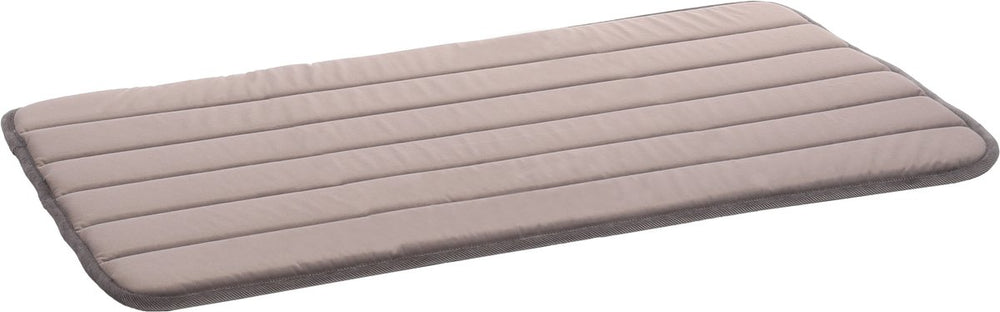 Flamingo hondenkussen – hondenmand – orthopedisch xana rechthoekig taupe m – 85,5x51cm – memory foam – comfortabel – perfect voor hondenbench