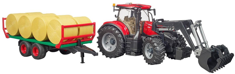 Bruder tractorkoffer met balenaanhanger