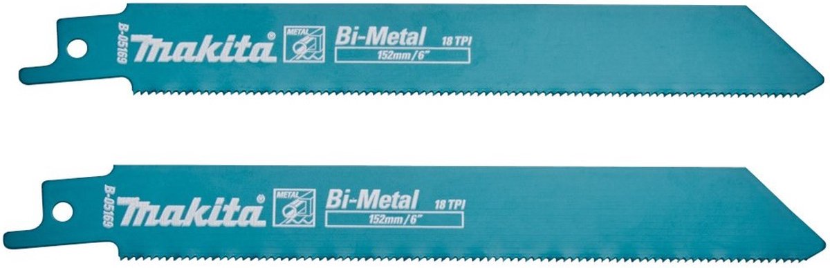 Makita b-05169-2 reciprozaagblad staal 132mm