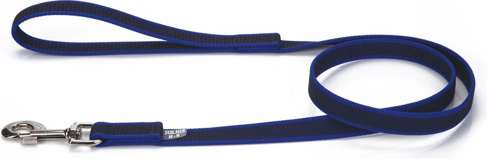 Julius k9 julius k-9 rubberized 20 mm lijn blauw 120 cm