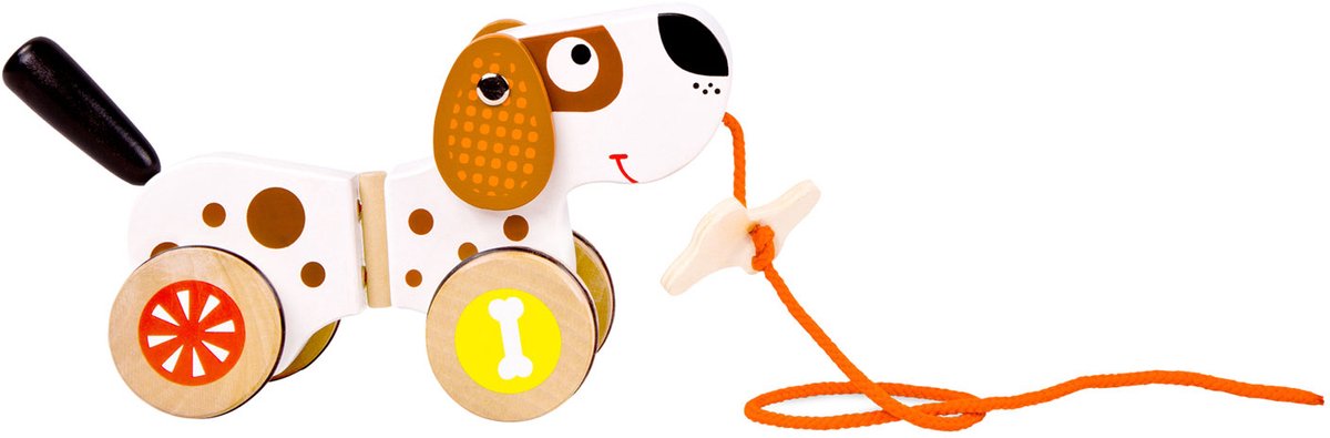 Small Foot - wooden pull-along dog