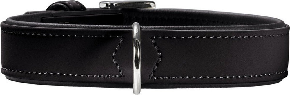 Hunter dog collar softie black (28-38 cm)