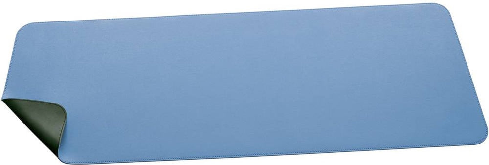Sigel bureau onderlegger - 80 x 30 cm - blauw groen - dubbelzijdig - si-sa602