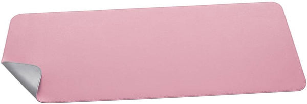 Sigel bureauonderlegger 80 x 30 cm roze zilver dubbelzijdig