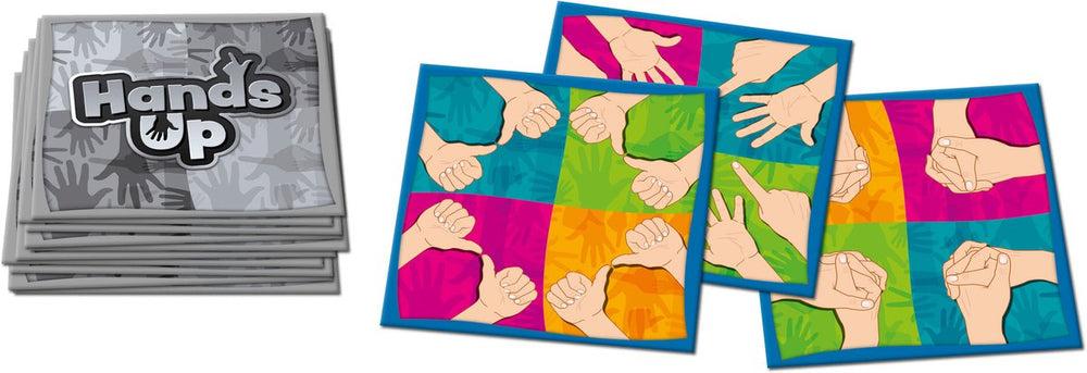 Schmidt ® - hands up - actiespel - snel reactiespel met kaarten - vanaf 6 jaar - 2-8 spelers