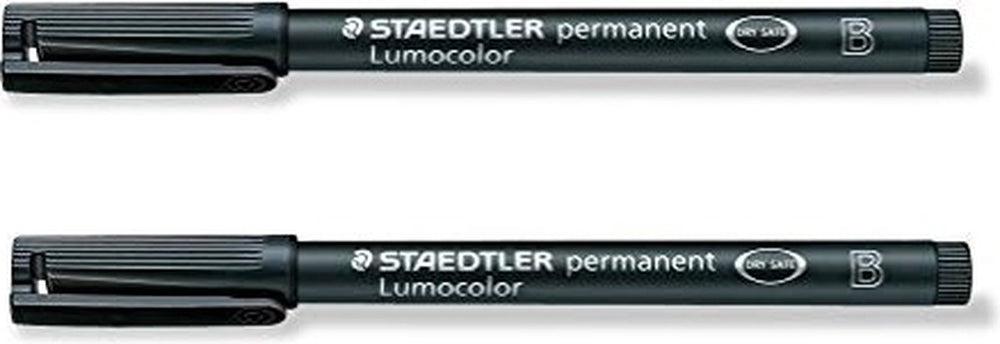 Staedtler speelgoed | creatief artwork diy - lumocolor b permanent zwart