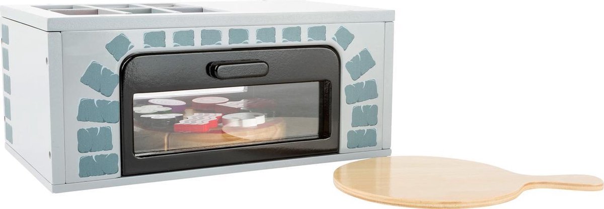 Small foot - houten speeleten pizza-ovenset, 25dlg.