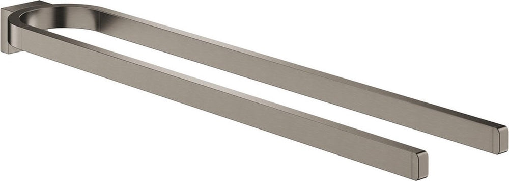 Grohe selection handdoekhouder dubbel - hard graphite geborsteld (mat donker grijs) - 41059al0
