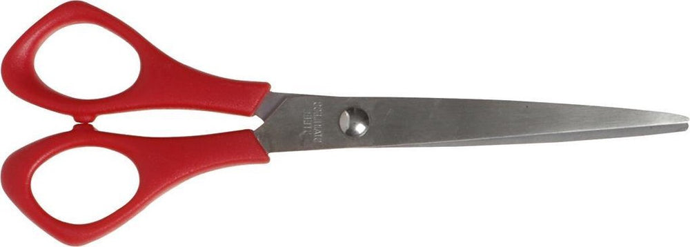 Creotime schaar - hobbyschaar - schoolschaar - linkshandig - puntig - lengte: 16 cm - 1 stuk