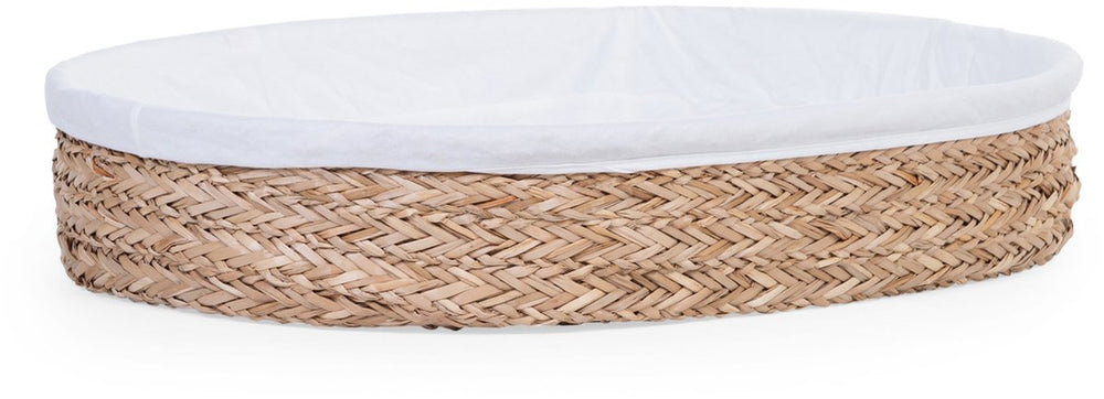 Childhome - verzorgingsmand incl. matras - zeegras - 70x50 cm - verzorgingskussen