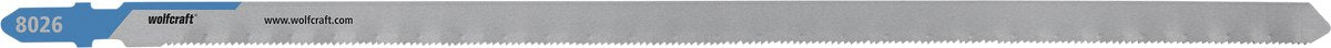 Wolfcraft - decoupeerzaagblad 200mm voor aluminium, koper, staal - bim met t-schacht - 8026000