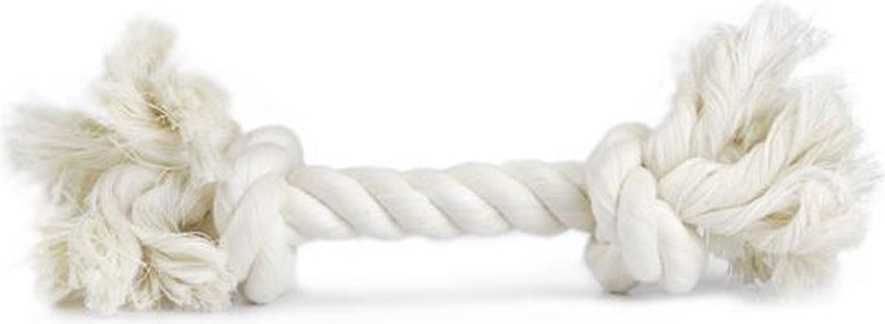 Beeztees flostouw - hondenspeelgoed - wit - gigant - ca. 600-700 gram - 42x15x15 cm