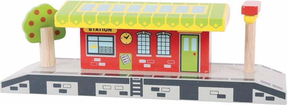 Bigjigs houten rails - dorpsstation