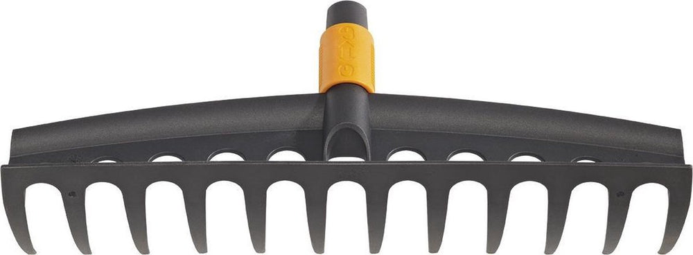 Fiskars quikfit hark - grashark opzetstuk - tuingereedschap - gehard staal
