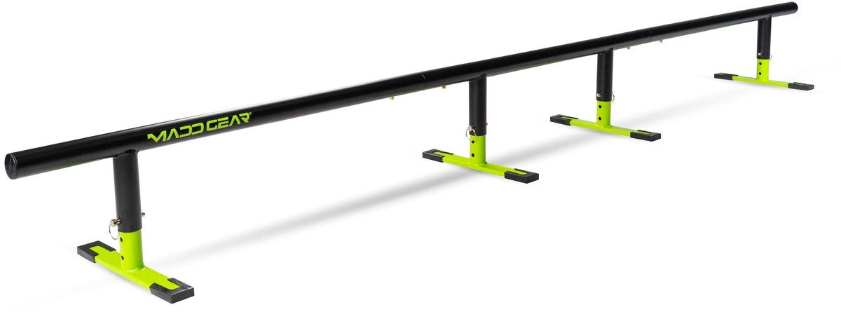Madd gear grind rail - mgp - 99inch 251cm - voor stuntsteps, skateboards skates - staal - makkelijk opbouwen