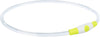 Trixie lichtgevende halsband usb flash light oplaadbaar tpu groen