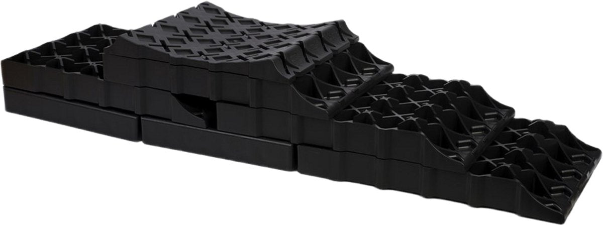 Milenco stacka level - 3 stuks - zwart