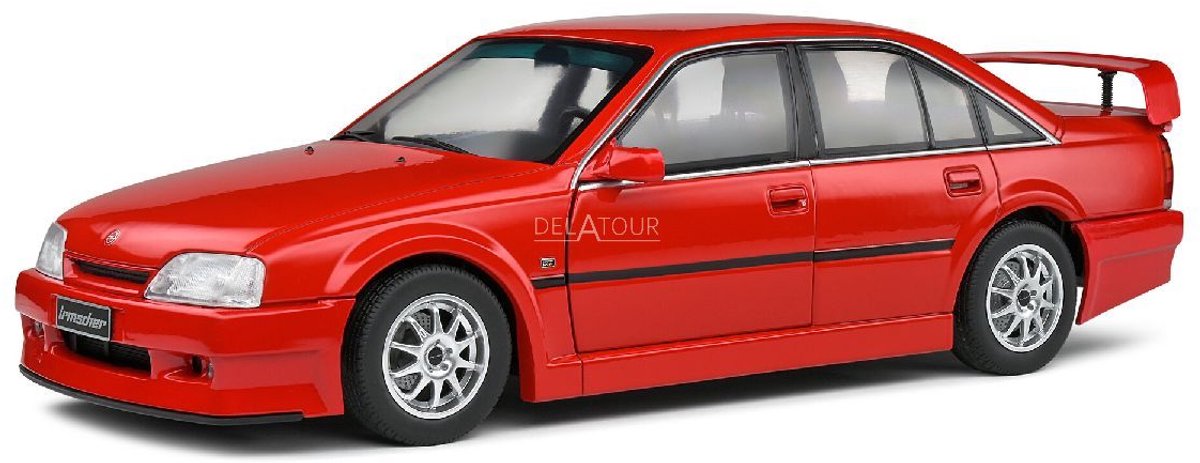Solido opel omega 3000 24v '90, rood schaal 1:18