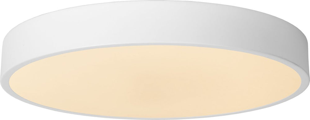 Lucide unar - plafonnière (plafondlamp) - ø 39,5 cm - led 3 stepdim - 1x24w 2700k - wit