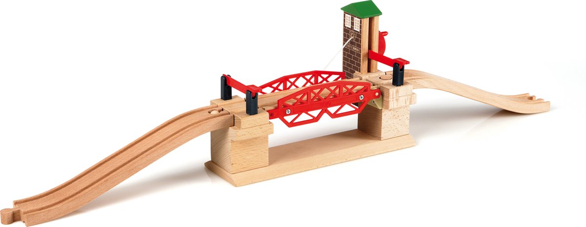 Brio ophaalbrug - spoorweg speelgoed voor hand-oog coördinatie - 33757