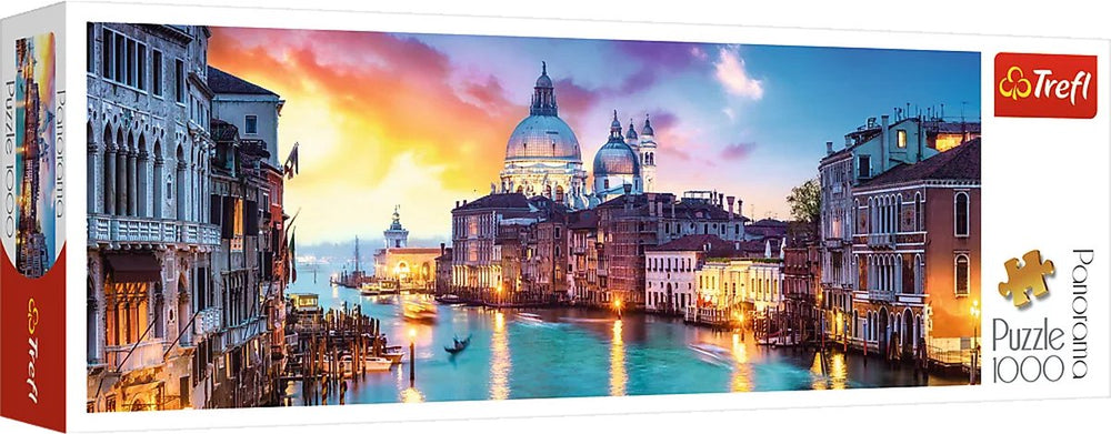 Trefl panorama grande canal venetië puzzel - 1000 stukjes