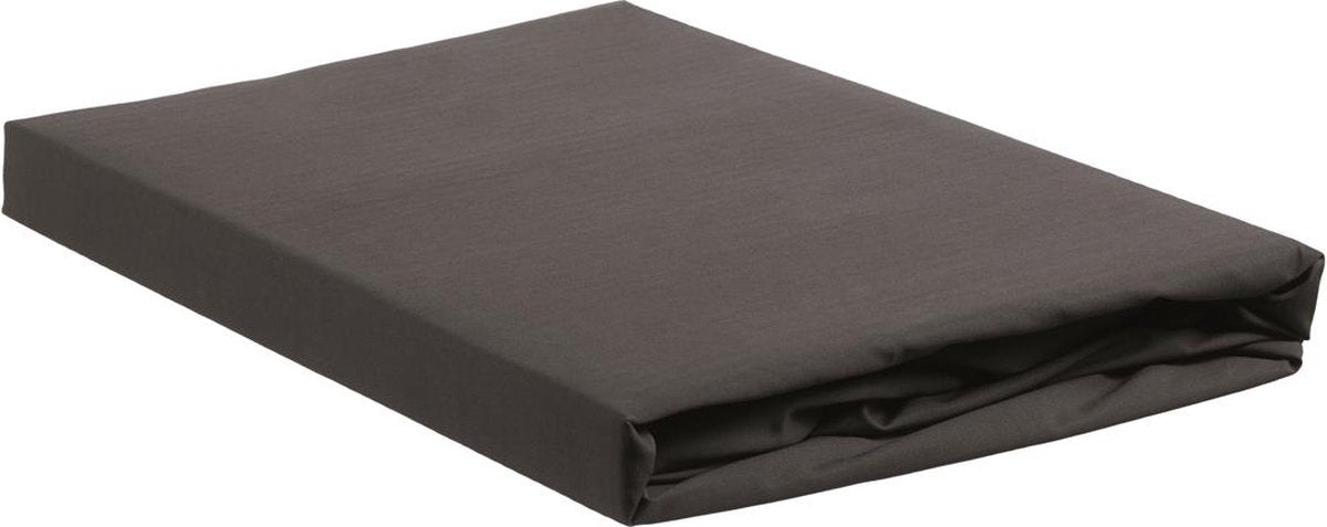 Beddinghouse - percale-katoen - split-topper - hoeslaken - 160x200 cm - antraciet