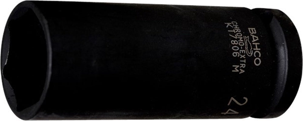 Bahco k7806m-24 lange krachtdop - 24mm - 1 2 (l=89mm)