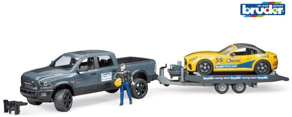 Bruder 2504 Ram 2500 Power Wagon with trailer