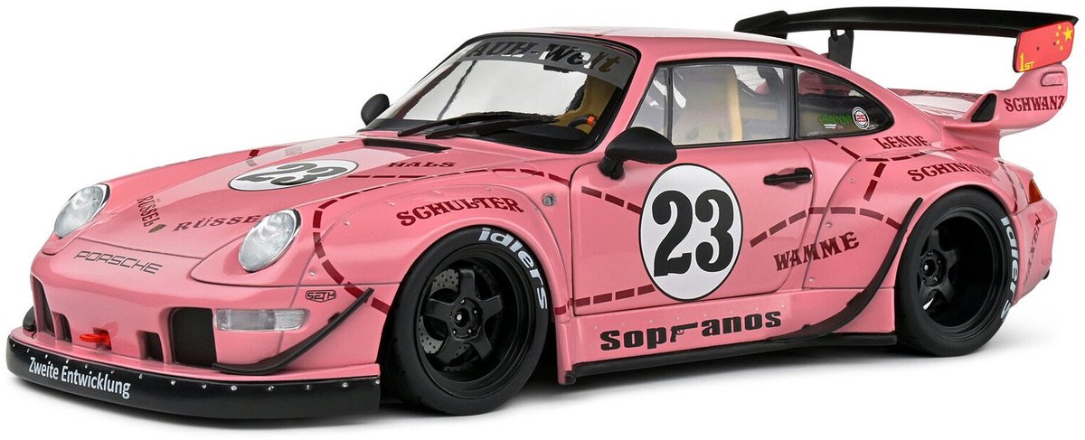 Porsche rwb sopranos 2020 - 1:18 schaalmodel van solido