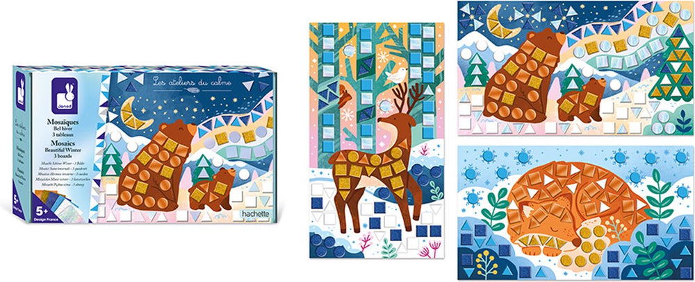 Janod - les ateliers du calme - beautiful winter mozaïekworkshop