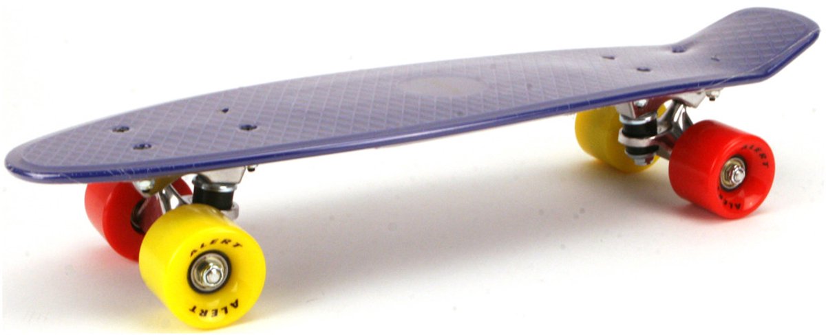 Alert outdoorskateboard 55 cm blauw
