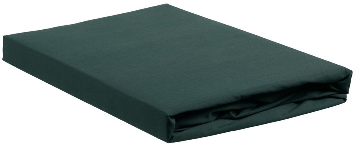 Ambiante - katoen - hoeslaken - 200x220 cm - groen