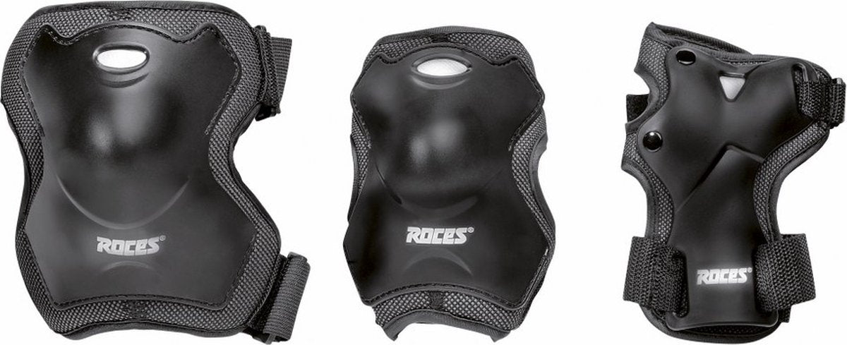 skate protection set Super unisex black size L 6-piece