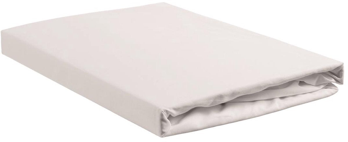 Ambiante - bamboe-katoen - boxspring hoeslaken - 160x200 cm - wit