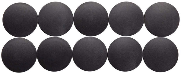 Maul magneet rond 10 stuks 2,5 kg kunststof ferriet bruchsicher erodiert lackiert ø 3.8 x 1.55 cm zwart