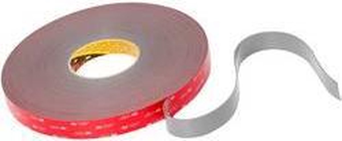 3m vhb gph serie - dubbelzijdige tape - 19mm x 3 - grijs - acryl lijm