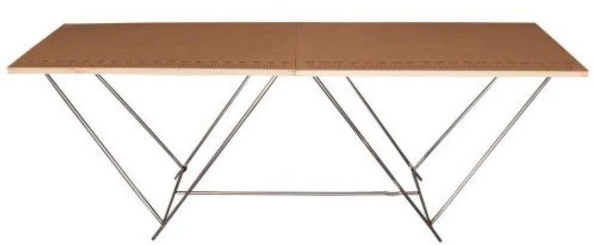 Fitex basic behangtafel 200x60cm - inklapbaar - met liniaal hulplijnen