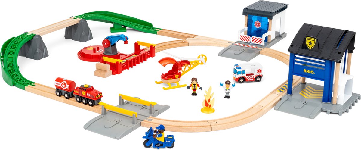 BRIO Reddingsteam Treinset