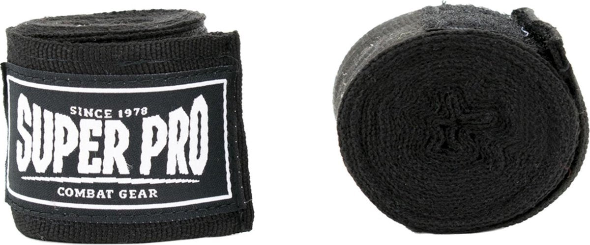 Super pro combat gear bandages zwart 450cm