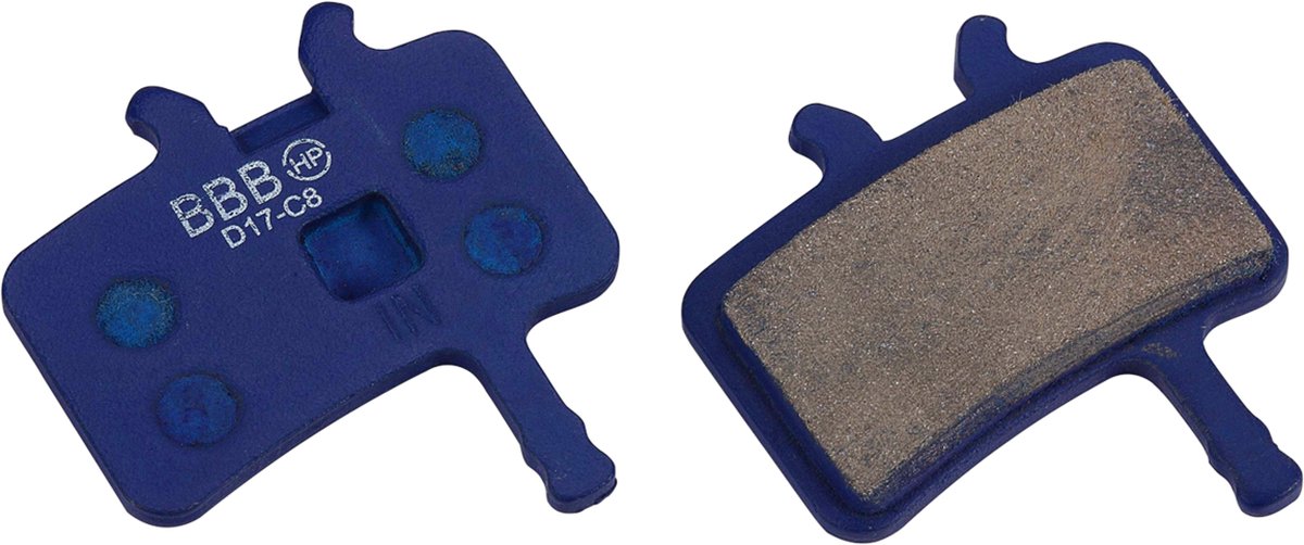 Bbb cycling discstop remblokken - schijfremblokken - compatibel met sram avid juicy schijfremmen - blauw - bbs-42