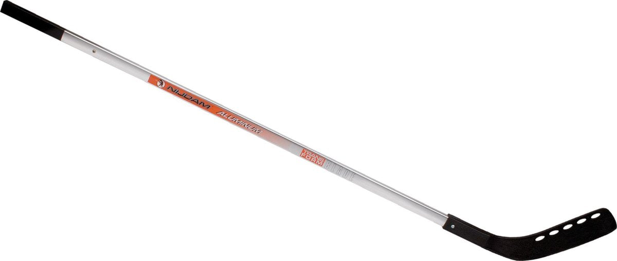 Nijdam streethockeystick aluminium - 135 cm - zilver oranje