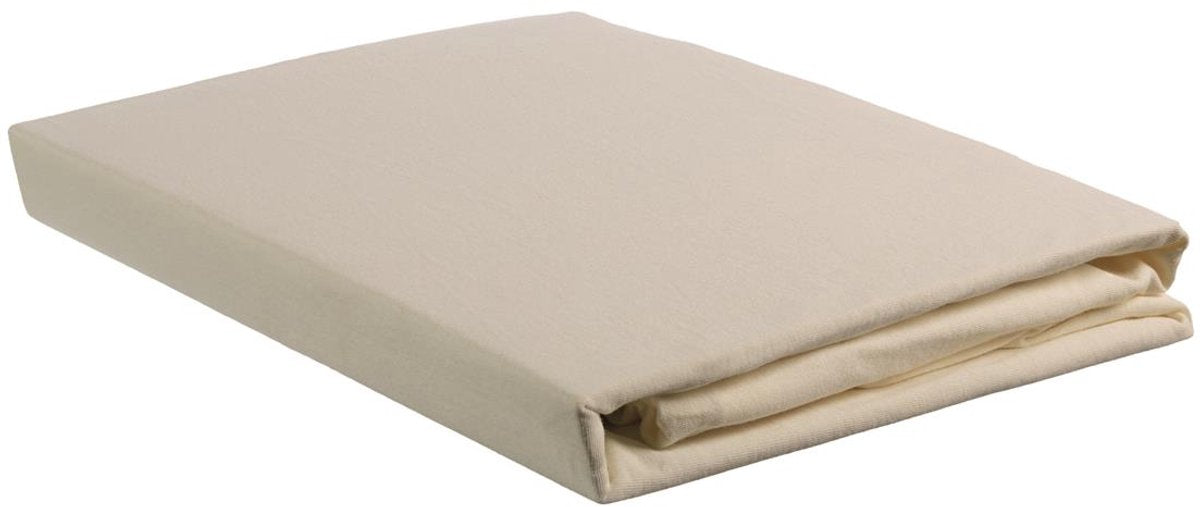 Beddinghouse - jersey - split-topper - hoeslaken - 180x220 cm - naturel