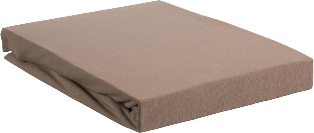 Beddinghouse - jersey-stretch - topper hoeslaken - 90x220 cm - taupe