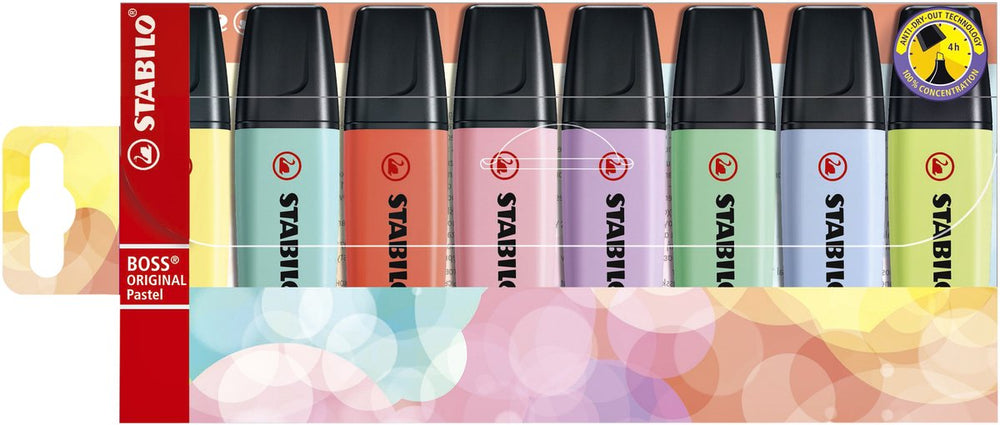 Stabilo fluorescerende markeerstift set boss multicolour (5 stuks)