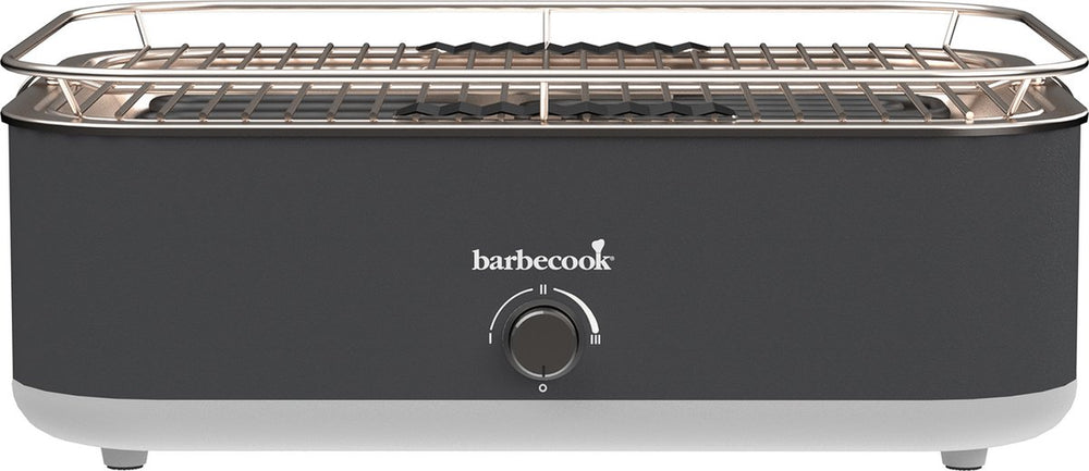 Barbecook e-carlo elektrische tafel bbq midnight grey 42,5x33x16,5cm